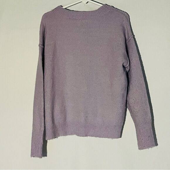 Kid's GB Girls Lavender Purple Fuzzy Sweater - Picture 7 of 8